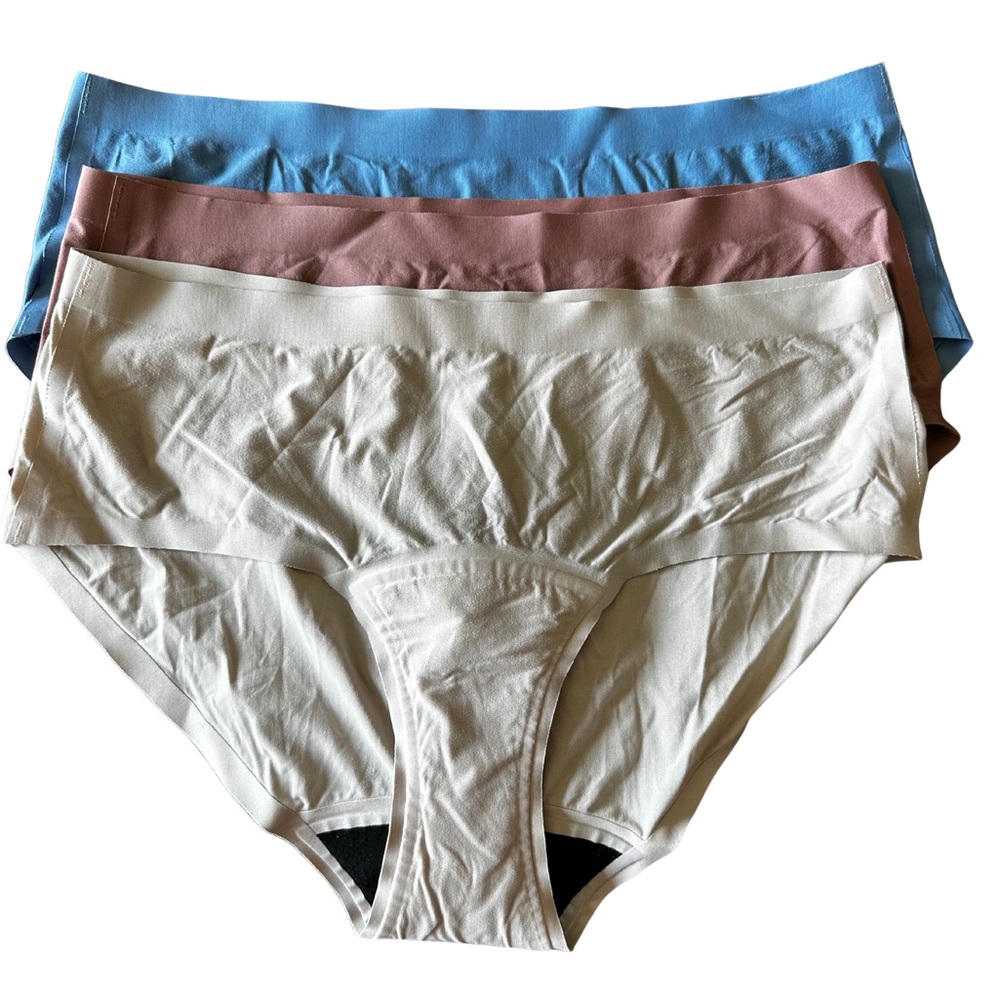 Knix Blue and Brown Panties Stretchy Comfort Intimates